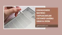 Eisenhower Matrisi nedir